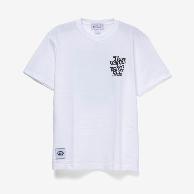 I JUST WANNA Foaming Logo TEE［WHT］