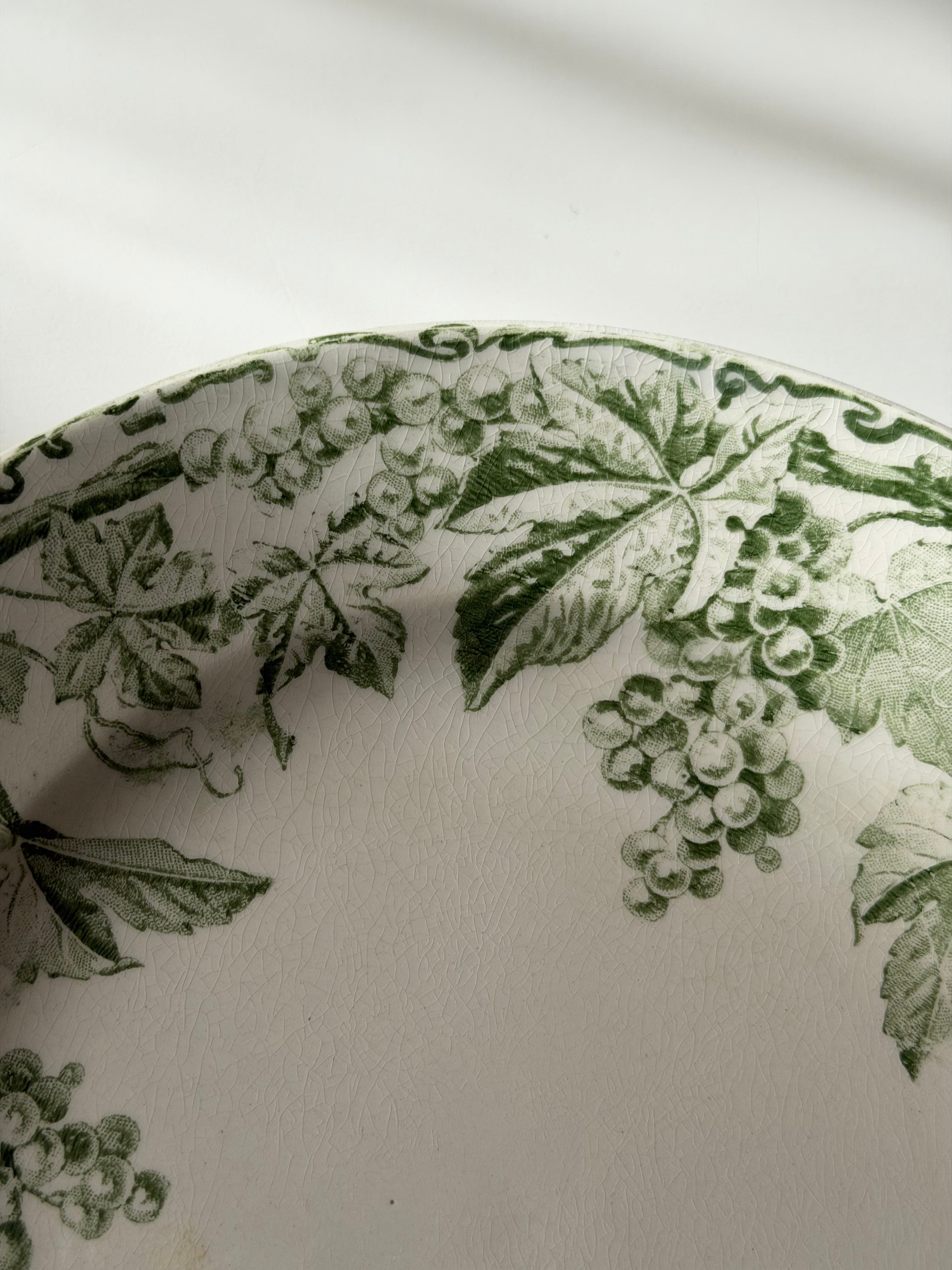 Creil et Montereau クレイユモントロー / “KANTARA” 平皿プレート