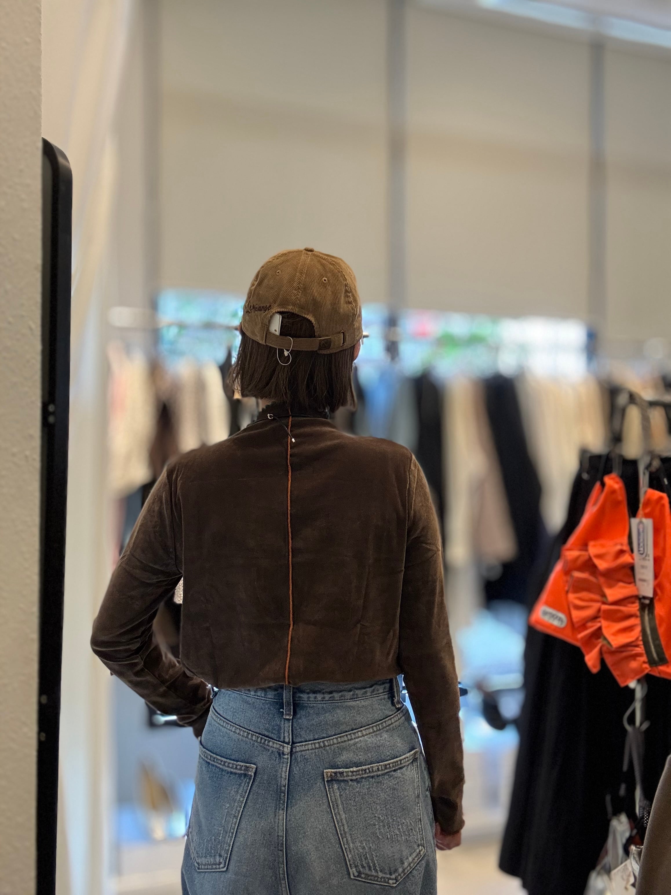 【SELECT】配色メロウボトルネックPO