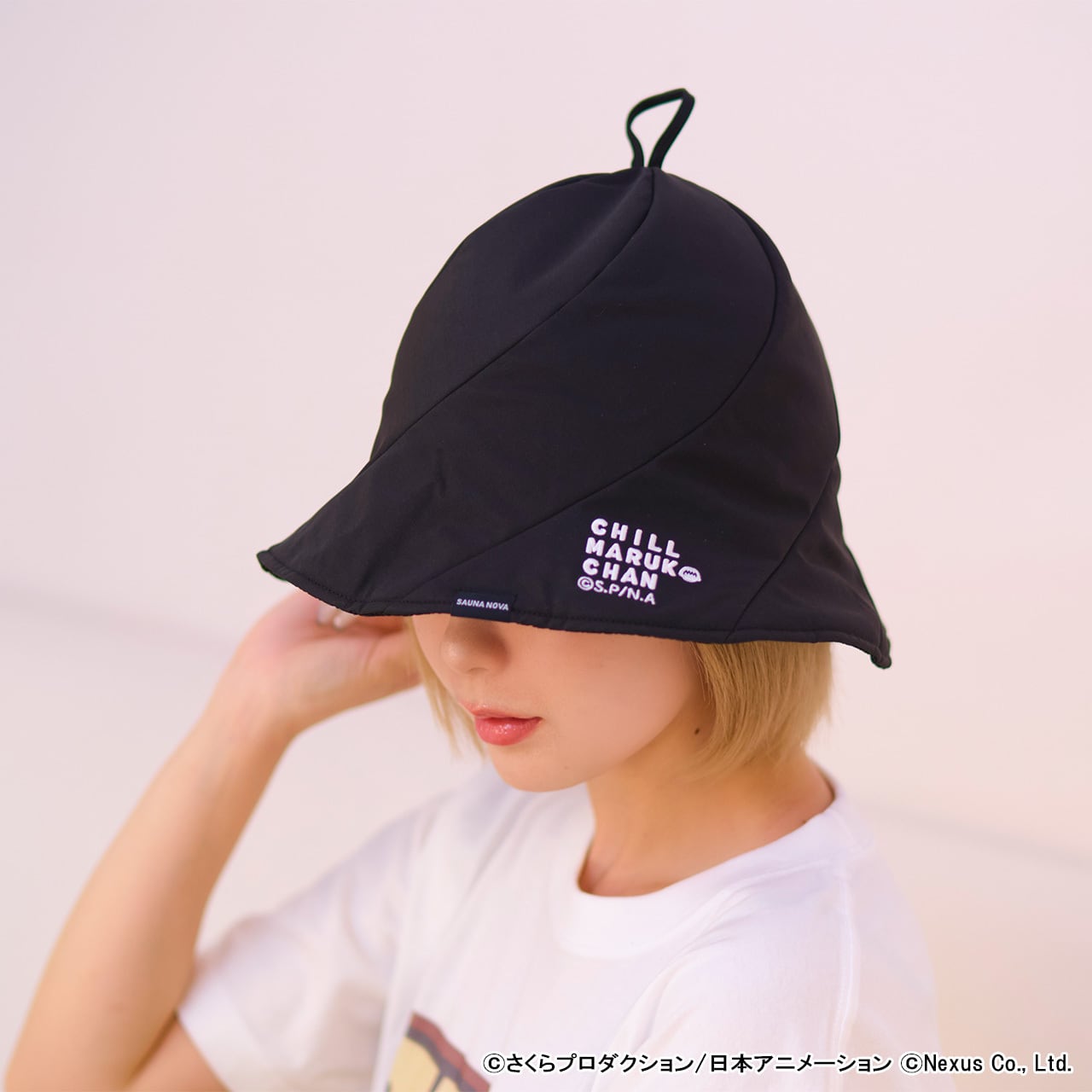 SAUNA NOVA コラボサウナハット（ブラック） | CHILL MARUKO CHAN