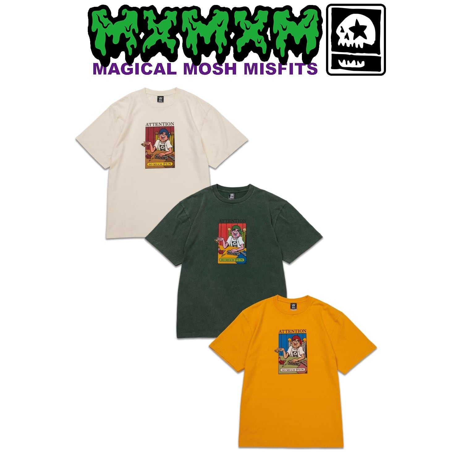 キン肉マン x MxMxM 】ラーメンマンチーズ TEE マジカルモッシュミス