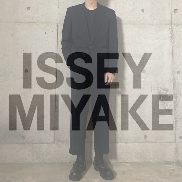 【ISSEY MIYAKE】80's single breasted setup suits(msize)0219/tokyo