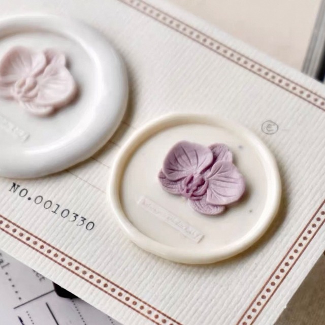 【SELECT】Wax seal stamp │ Phalaenopsis【25mm】