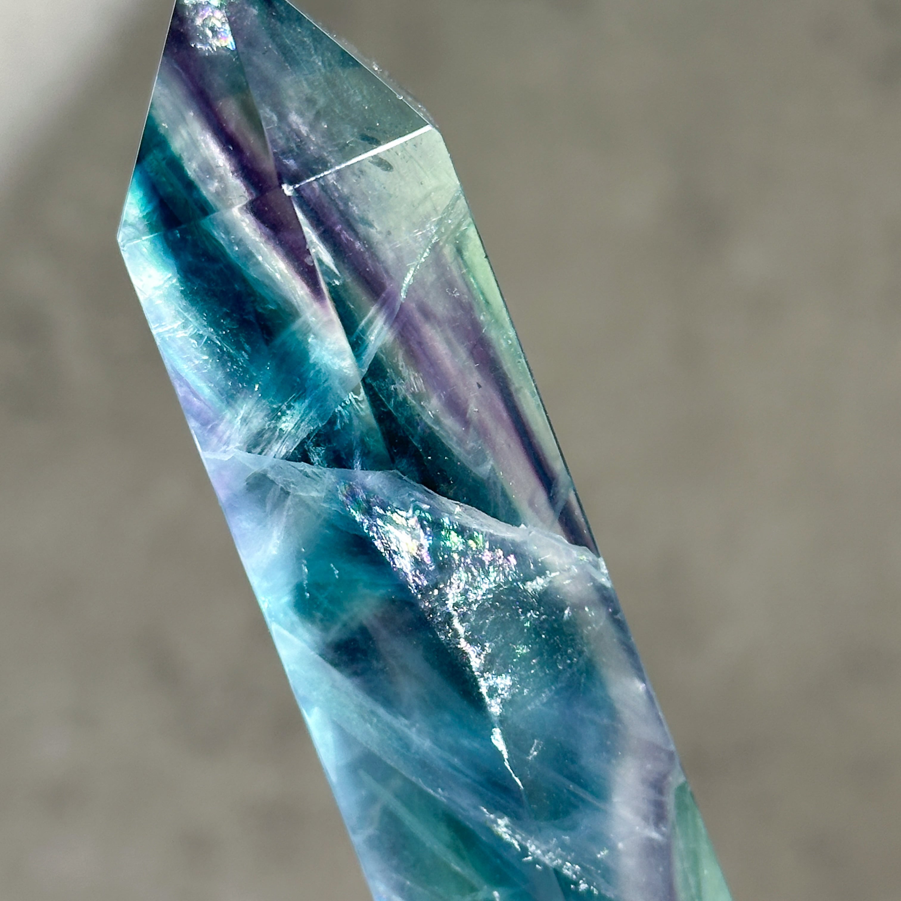 レインボーフローライト タワー型52◇ Rainbow Fluorite ◇天然石
