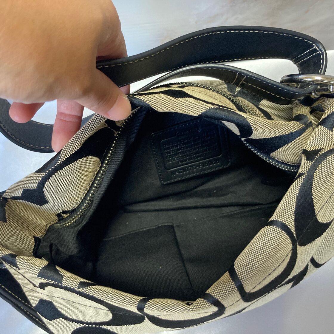 COACH シグネチャー ワンショルダーバッグ ダブルポケット レッドY2K 