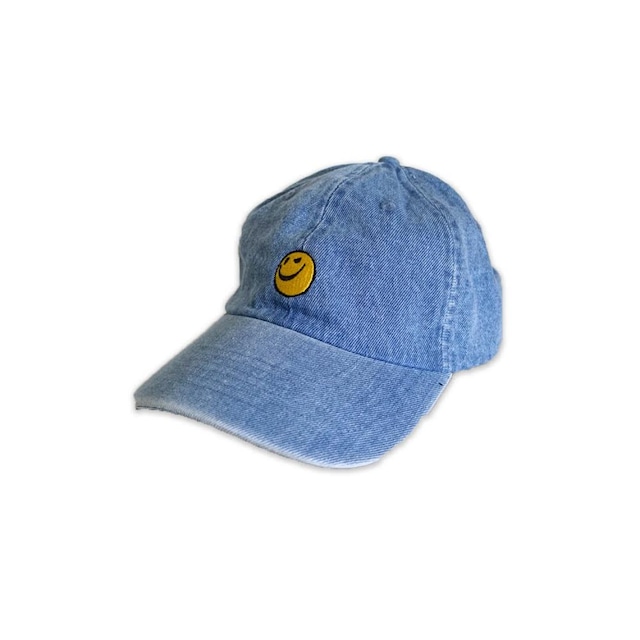 RAVERS UNITED 6panel denim cap【Light blue denim】