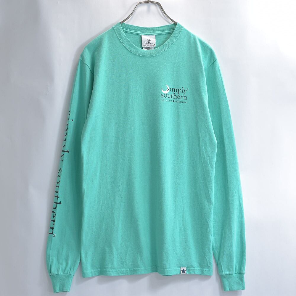 00s SIMPLY SOUTHERN 両面 袖プリント ロンT ヴィンテージ 長袖