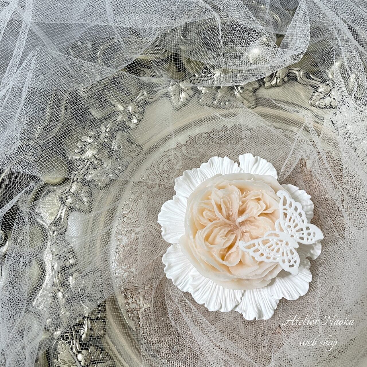 蝶 レースバタフライd シリコンモールド | シリコンモールド・クレイ