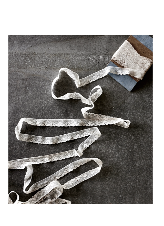 フランス 1900s セピアの蔓薔薇とアンティークレース 100x2.3c マリーヌ br100mn フランス 1900s セピアの蔓薔薇とアンティークレース 100x2.3c マリーヌ br100mn