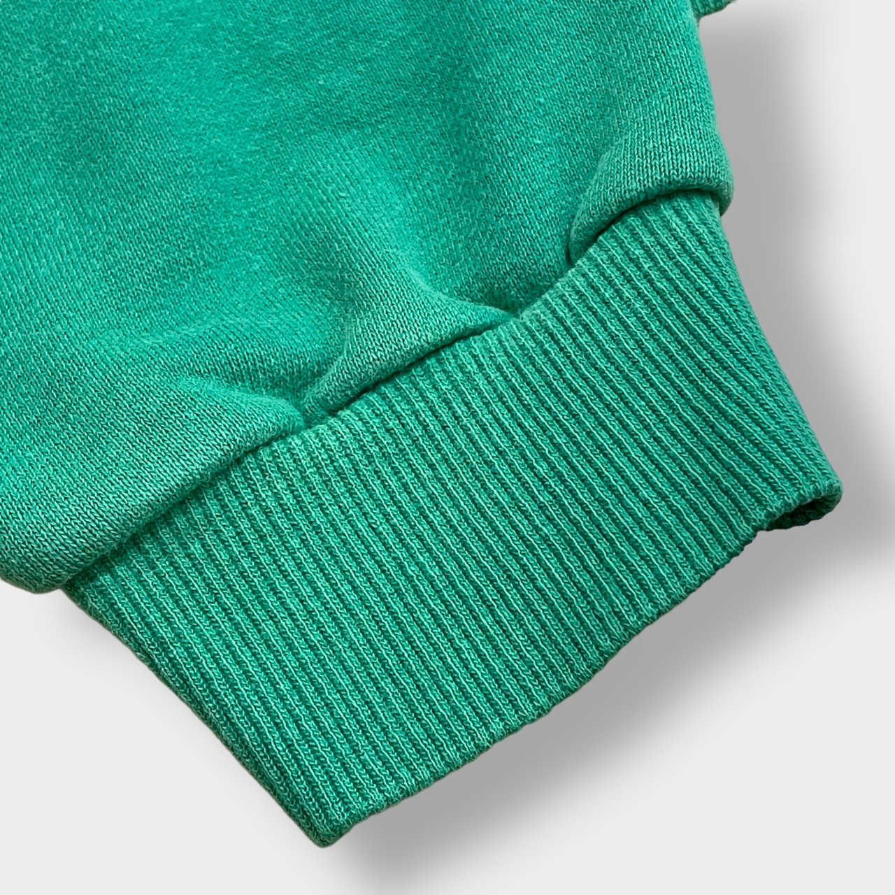 CAPE LIGHT 90s 日本製 スウェットシャツ トレーナー バックプリント L グリーン クルーネック 昭和レトロ ジャパニーズヴィンテージ  SWEATSHIRTS 古着