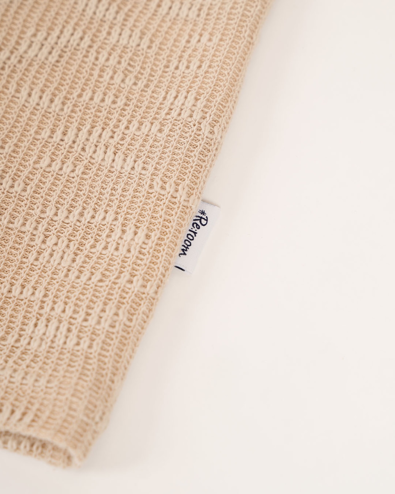 【#Re:room】SHEER SLUB KNIT T-SHIRT［REC912］