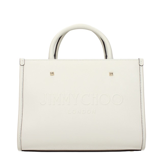 【新品】JIMMY CHOO ジミーチュウ レディース ハンドバッグ レザー ホワイト AVENUESTOTEOKHVMILK