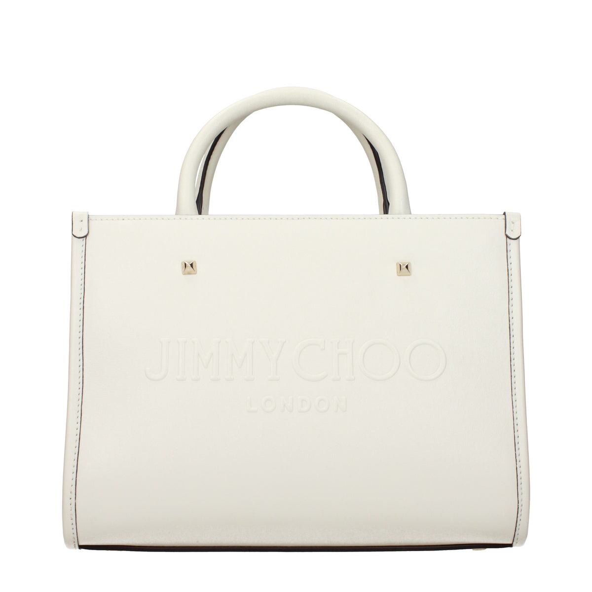【新品】JIMMY CHOO ジミーチュウ レディース ハンドバッグ レザー ホワイト AVENUESTOTEOKHVMILK