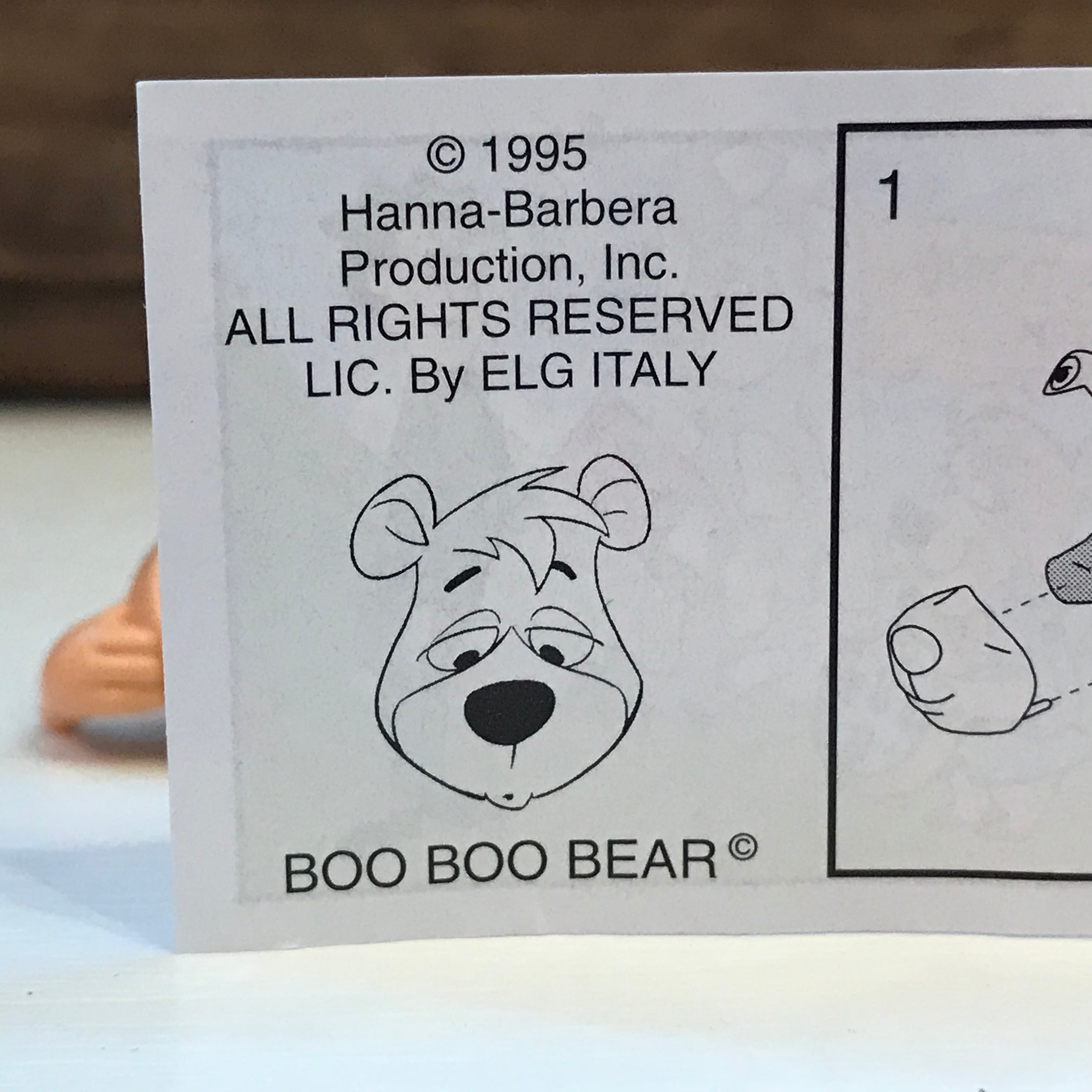 キンダーサプライズ ヨギベア BOO BOO BEAR フィギュア 時計ver