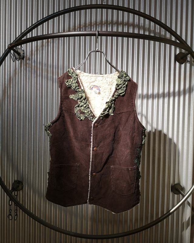 [ONLINE限定] 70's~ "Wrangver" corduroy boa vest