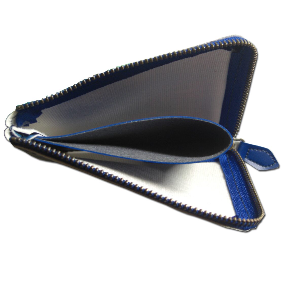 日本製 神戸タータン L字ファスナー ミニ財布 お札折らない 小銭入れ コインケース カードケース コンパクト 軽量 ミニウォレット  （ネイビーブルー） 神戸特産 神戸土産 誕生日 クリスマスギフト | Pay ID