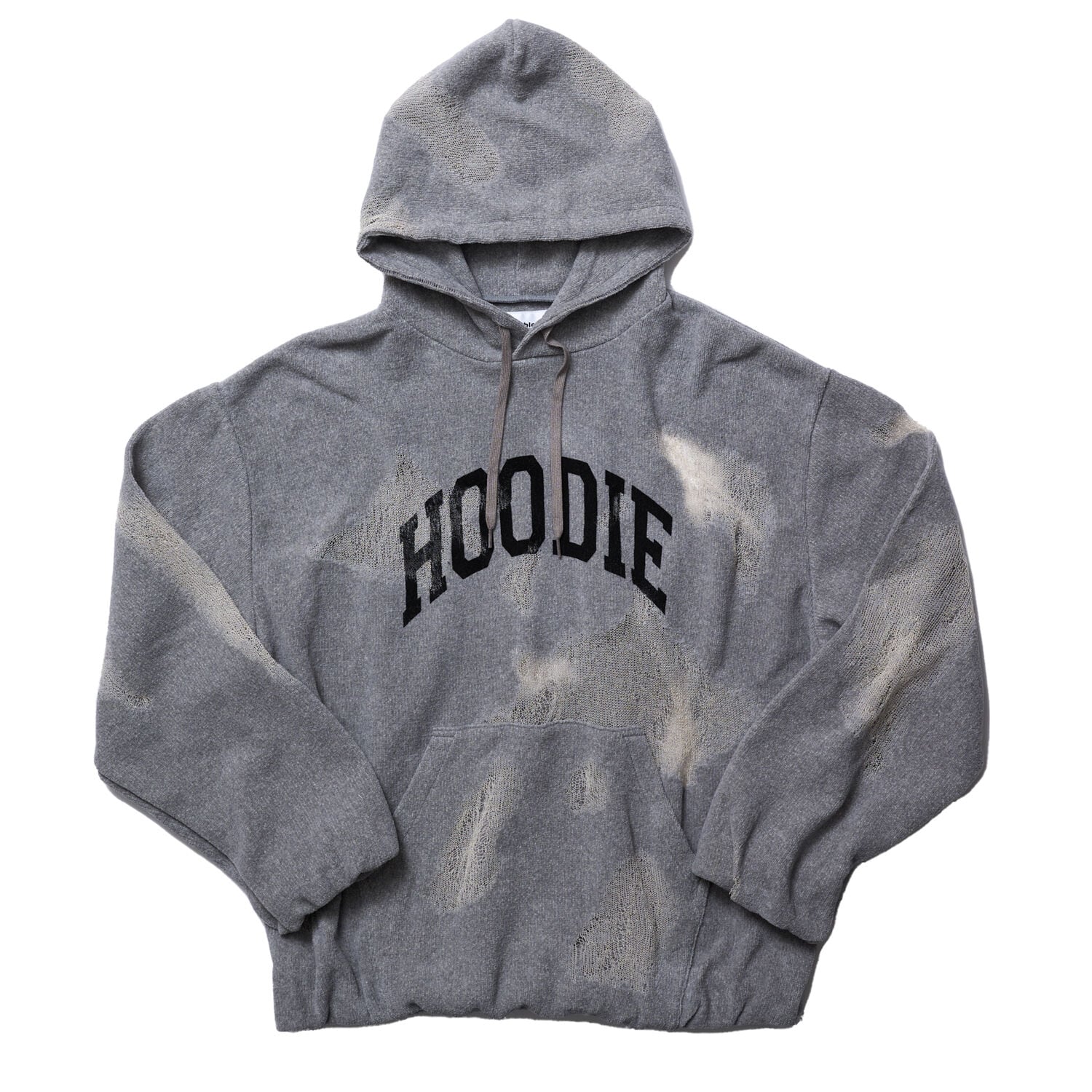 doublet RIPPED OFF KNIT HOODIE (TOP GREY) 23SS35KN103 | IAAAM