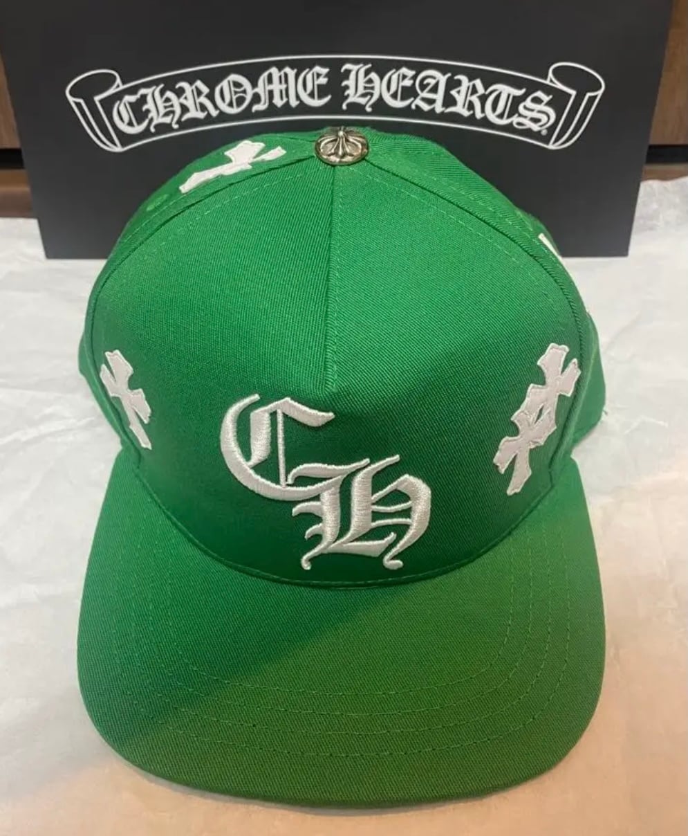 クロムハーツ キャップ CH GREEN HAT 希少 限定 | chromehearts