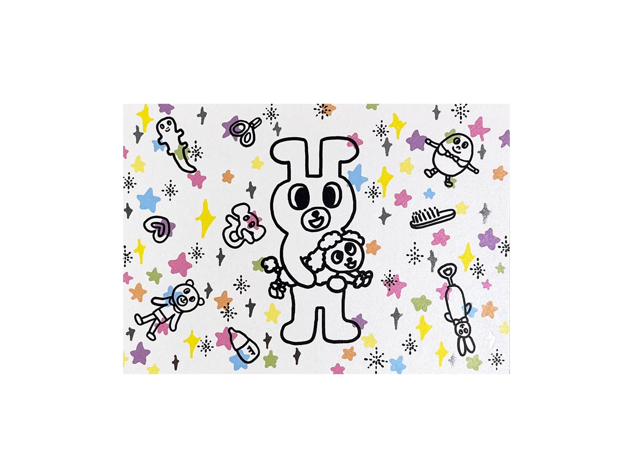 天明幸子 ポストカード『キラキラBaby』