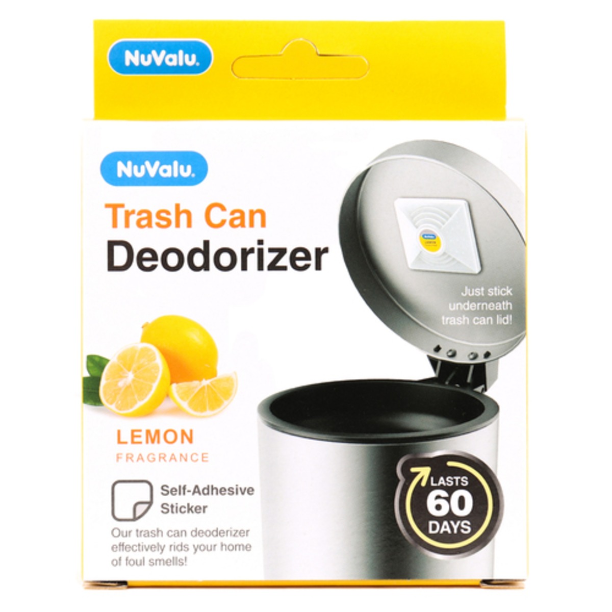 TRASH CAN DEODORIZER LEMON ABCD STORES
