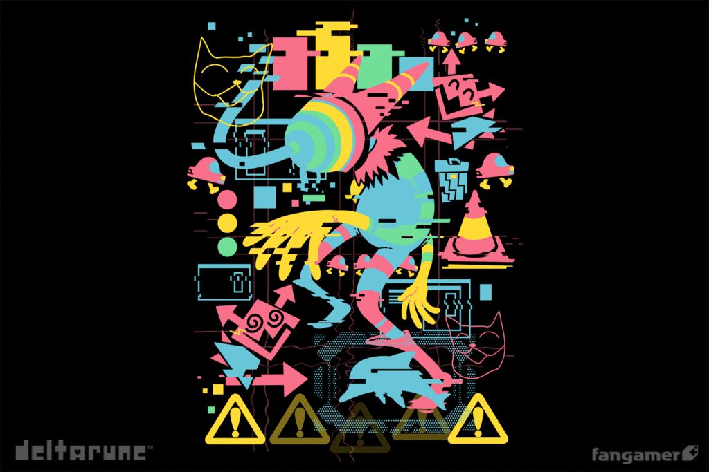 通信壊線 Tシャツ / DELTARUNE