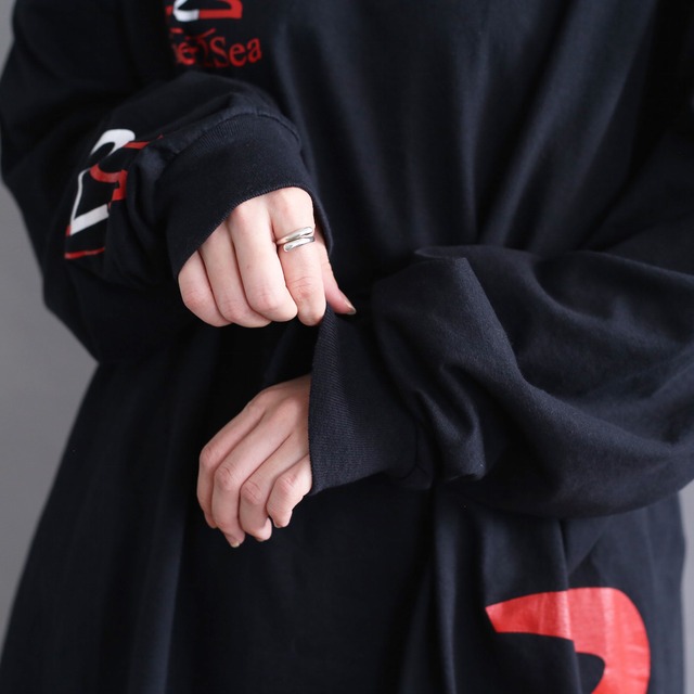 multi print l/s street tee 