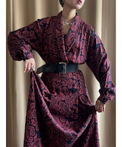 Liz Claiborne paisley pattern dress-4473-12