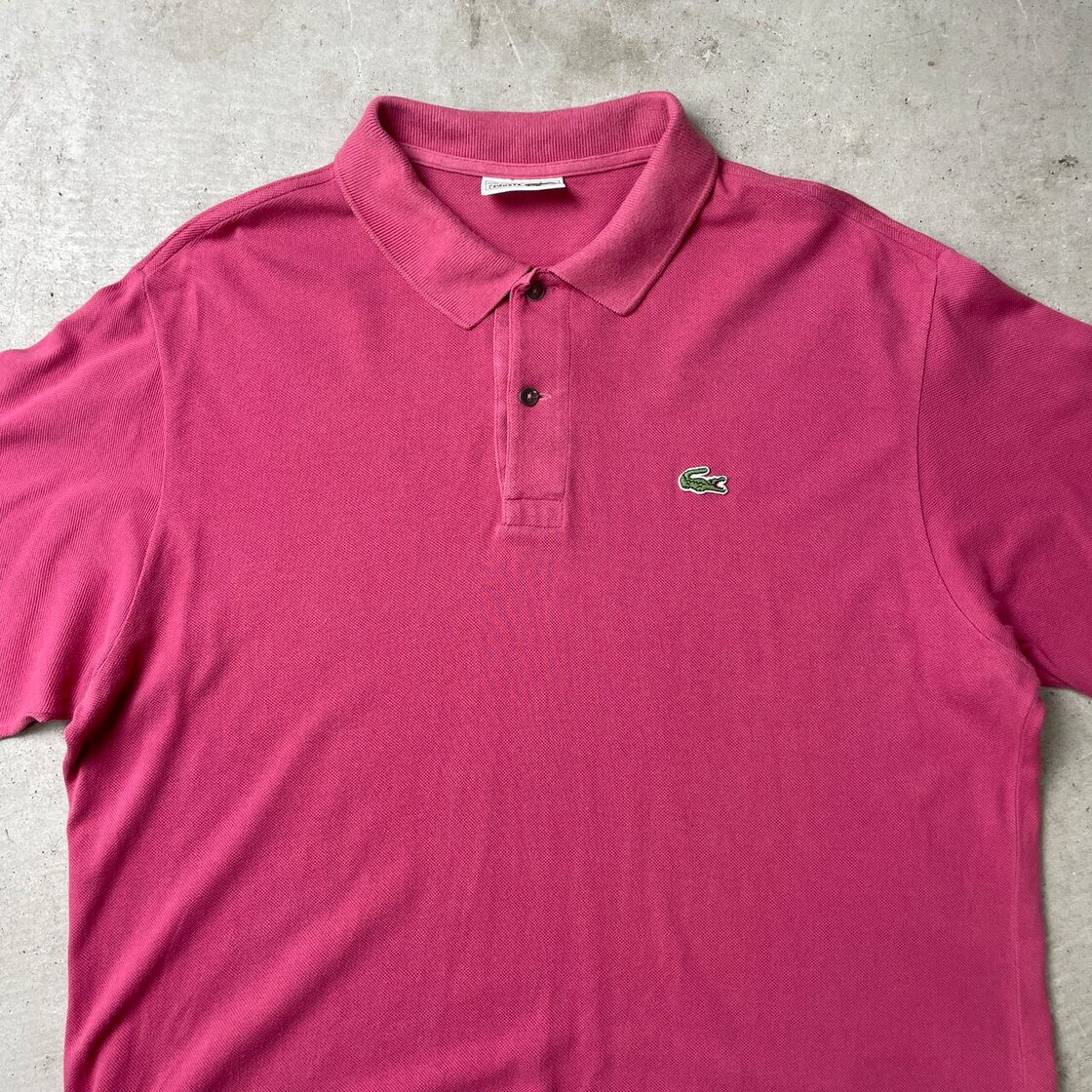 70~80年代 フランス製 LACOSTE フレンチラコステ 長袖 ポロシャツ 