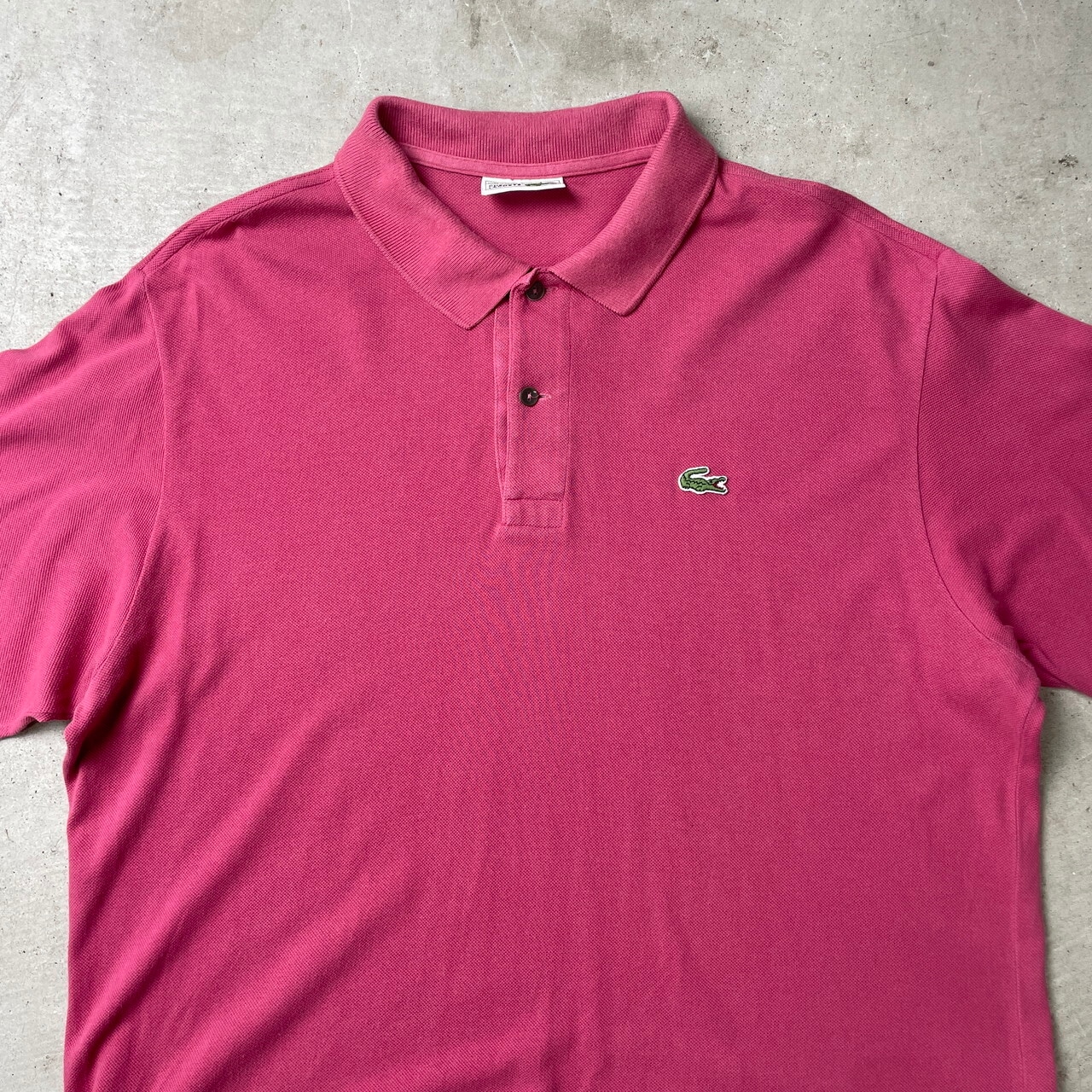 70~80年代 フランス製 LACOSTE フレンチラコステ 長袖 ポロシャツ 