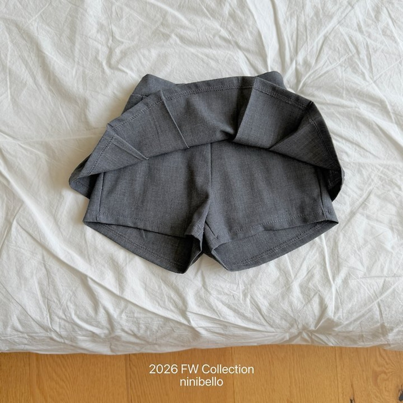 韓国子供服 / ninibello / Rosé Pleated Skirt  / スカート *XS~XXL*