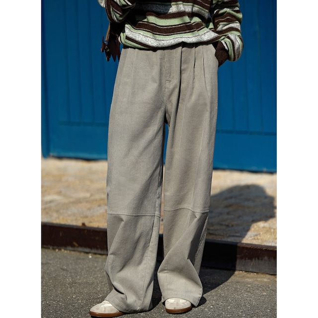 corduroy straight pants