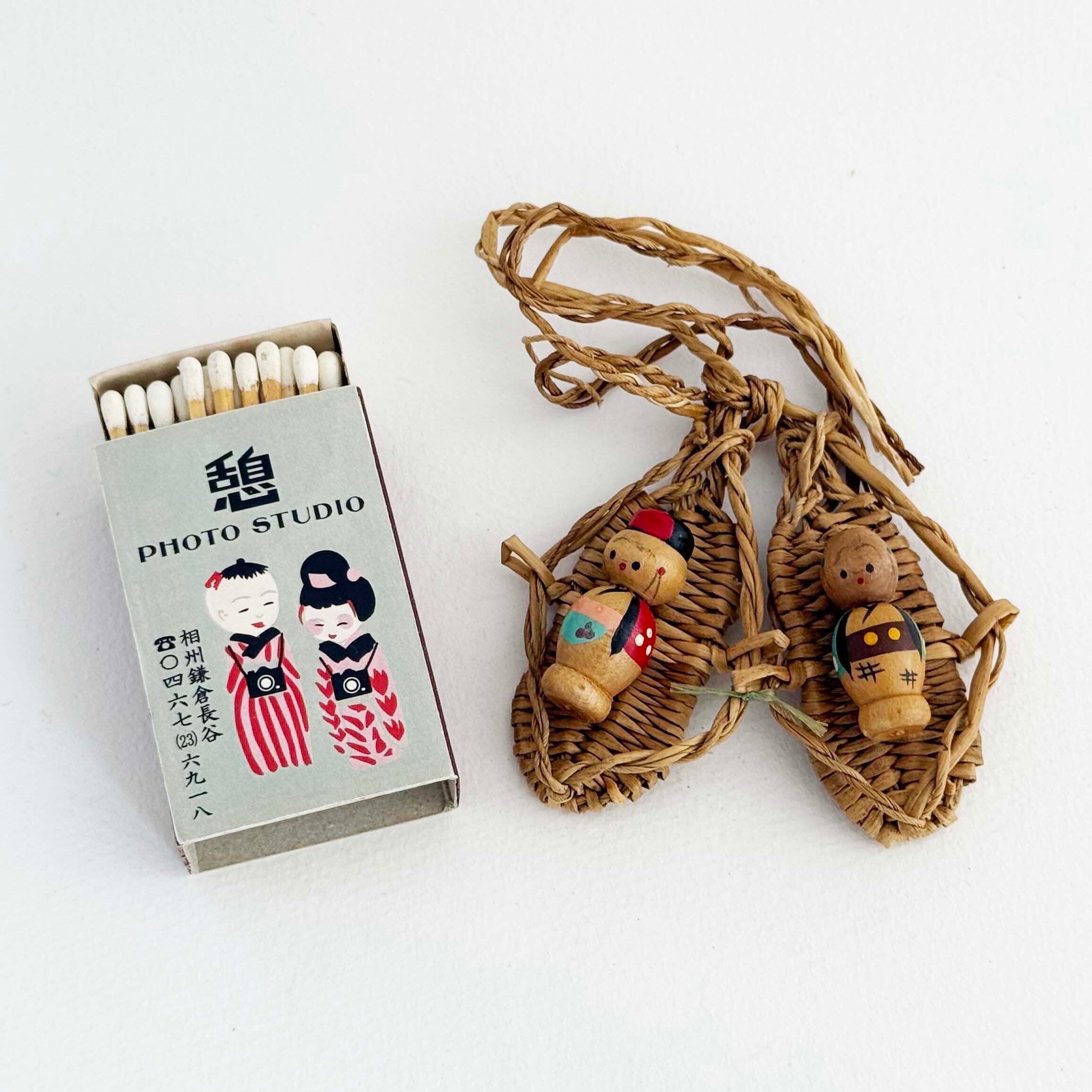 ミニチュアわらじフィギュアこけし（デッドストック）