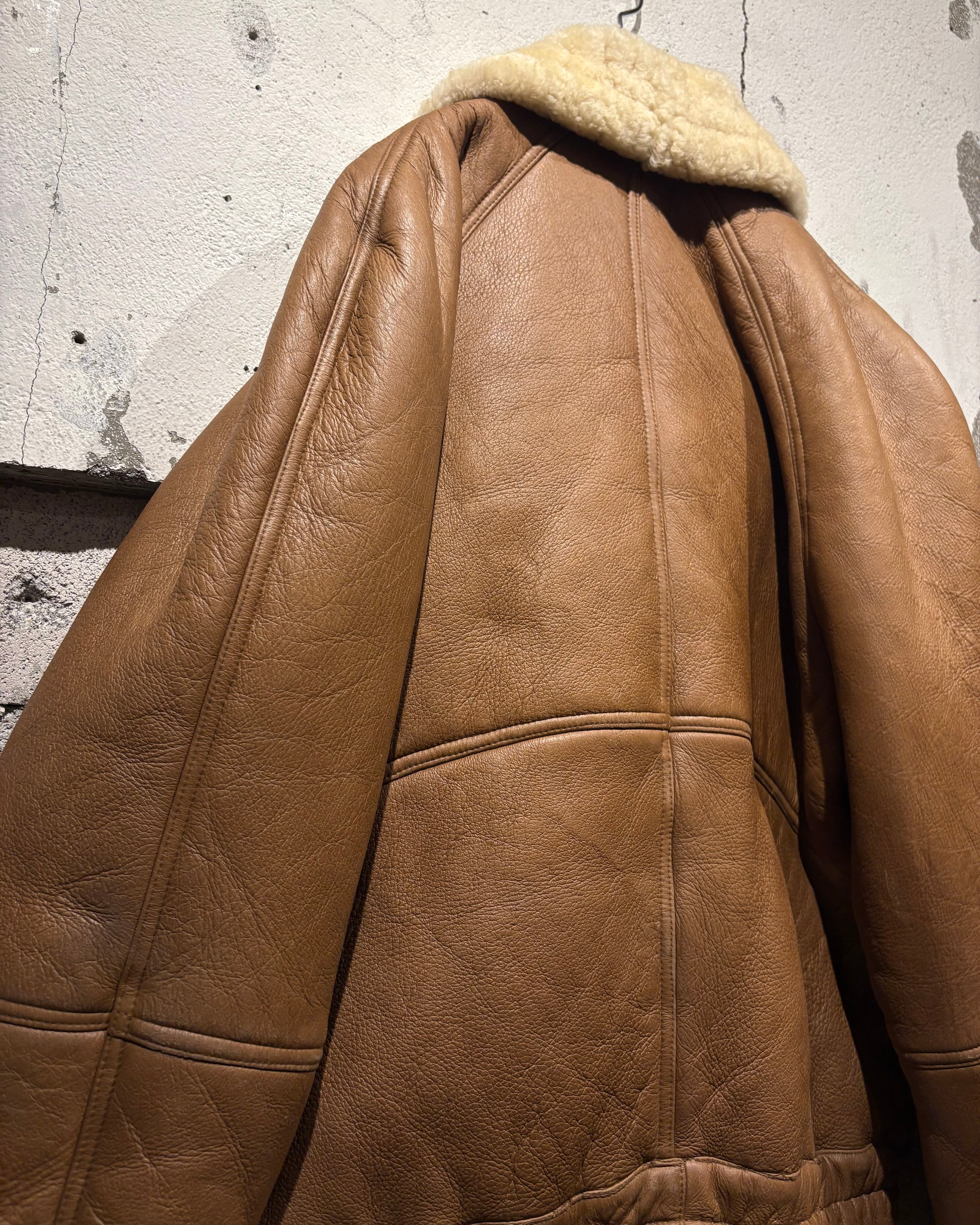 Caka otto】Beautiful Brown Euro Vintage Mouton Jacket | Caka(カカ