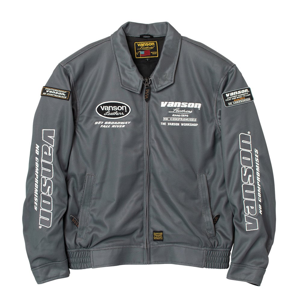 VS26103S メッシュスウィングトップジャケット | vansonleathers