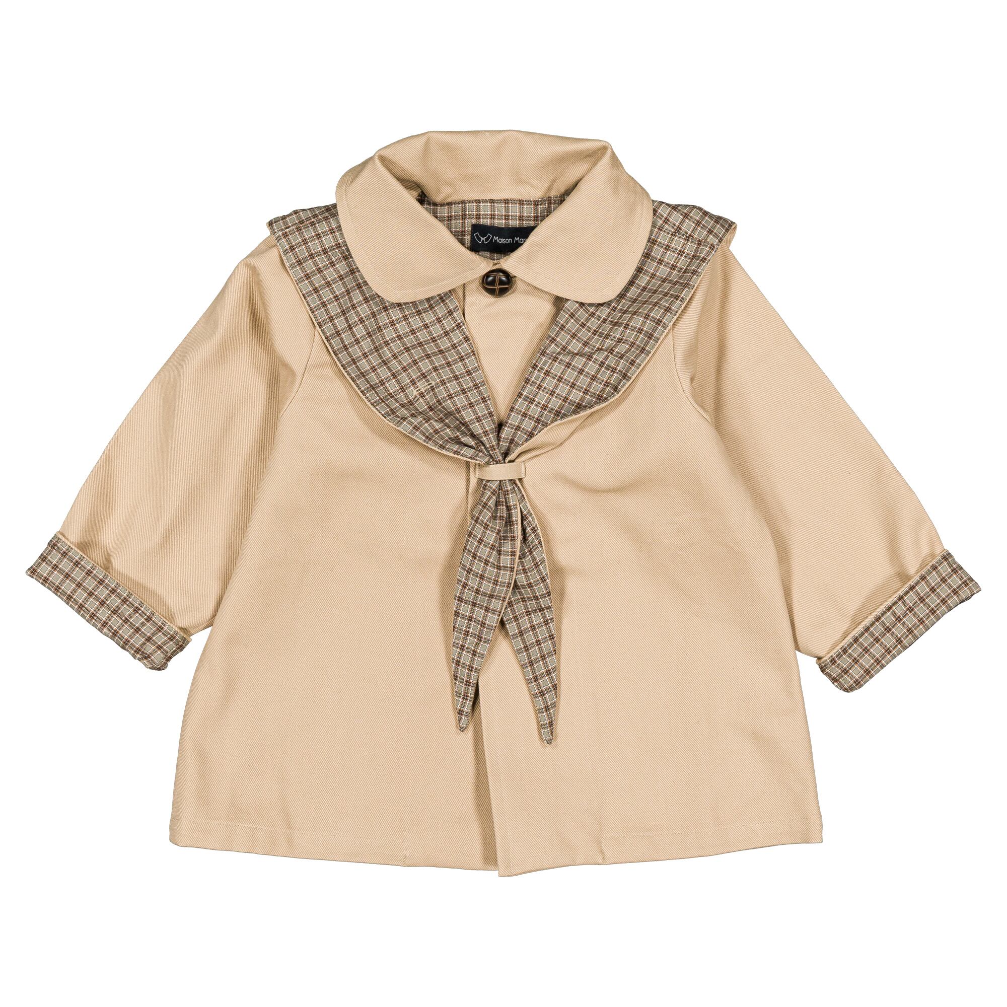 【予約・特典あり】Maison Marelle / jacket VOLTAIRE- light camel / 18m~5Y