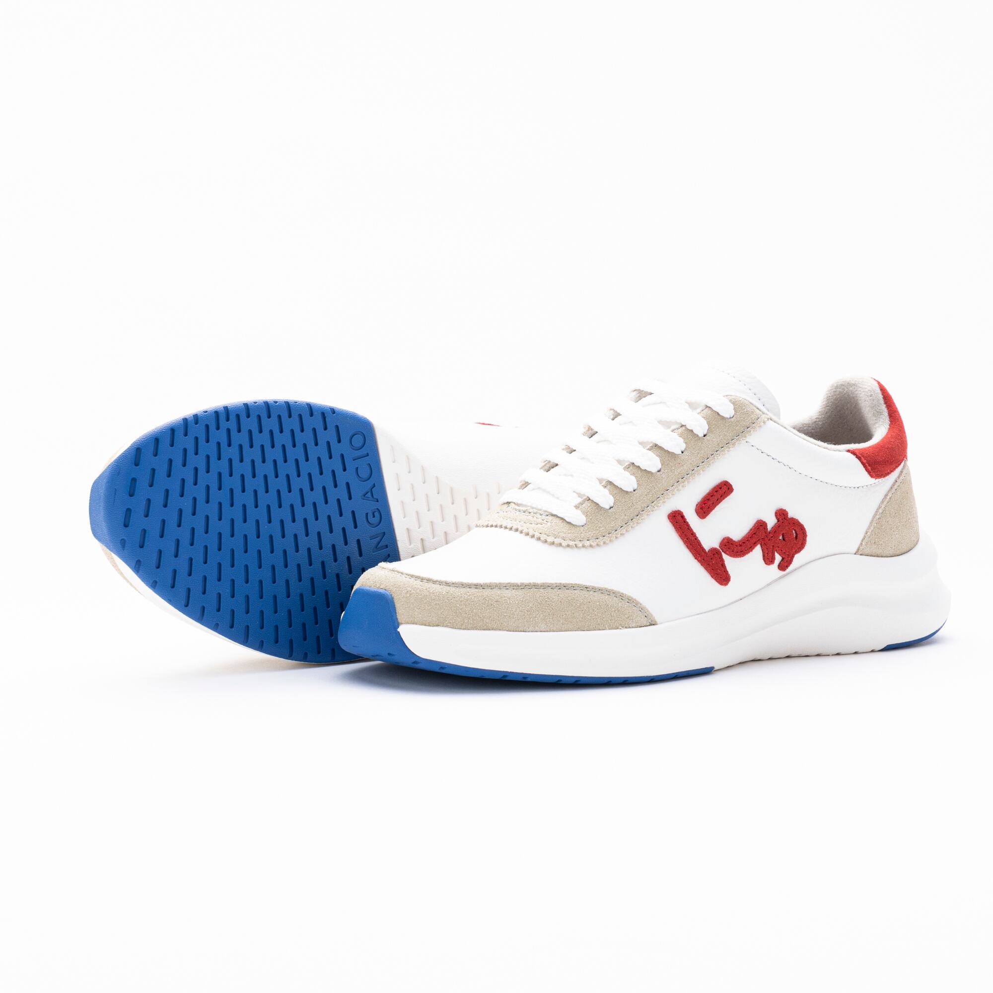 にゅ～ずSANGACIO BLOW『WHITE/RED』【新品・未使用】24.5 ｜スニーカー
