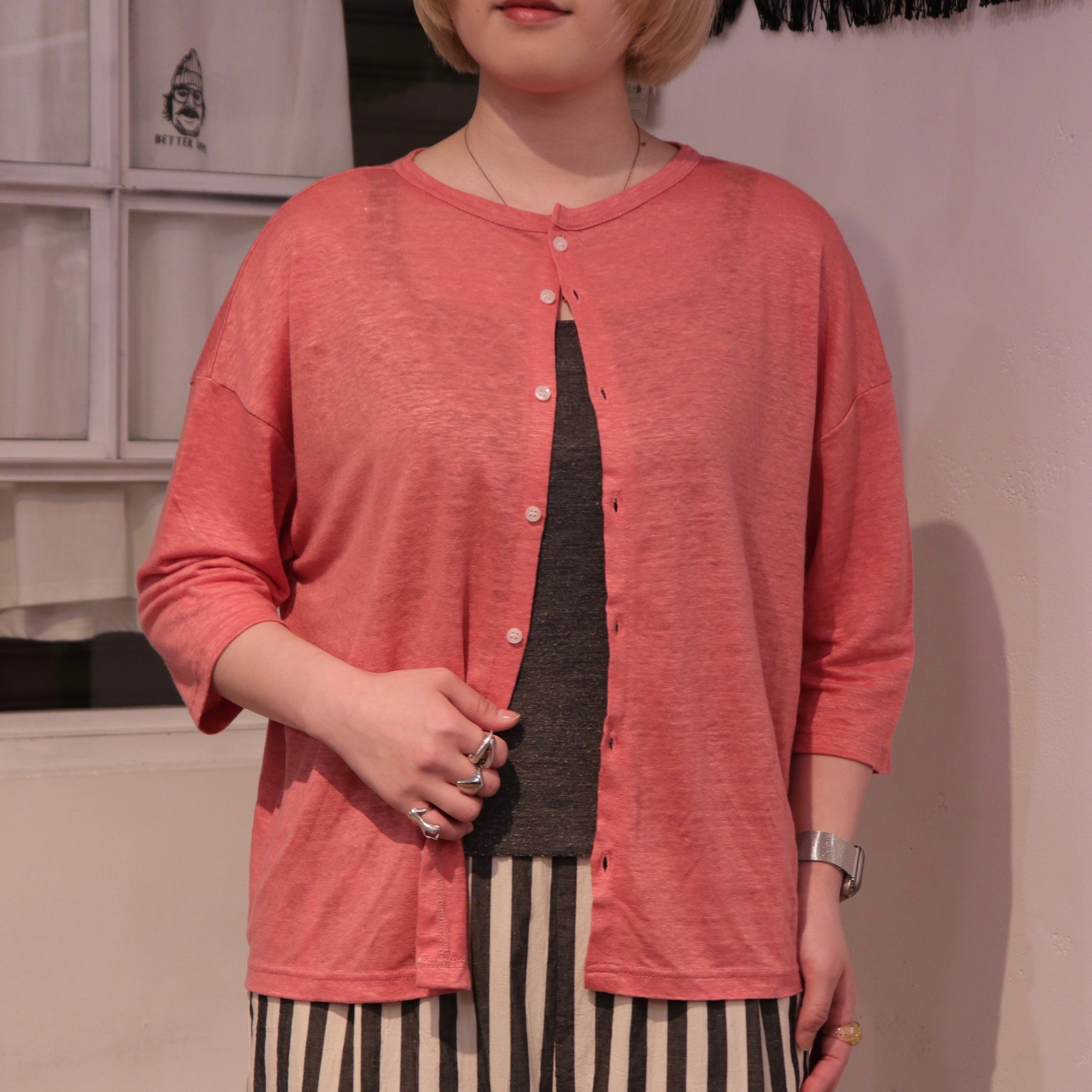 NARU FACTORY】REVIVAL LINEN WIDE CARDIGAN | ROGER'S North land