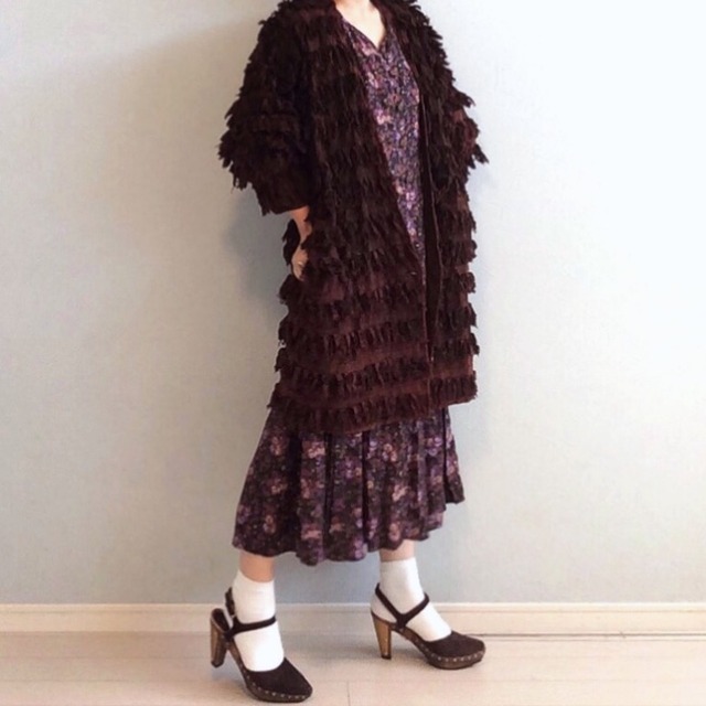 90s flower print dress