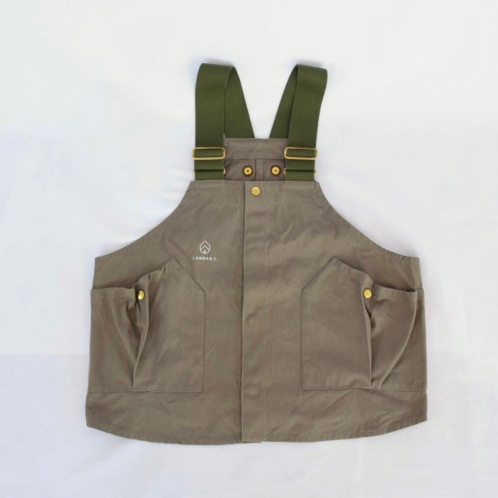 【新品】LAND&B.C. ハントベスト ランドビーシー ガーデニング エプロン Hunt vest GN | ハントベスト グリーン LAND & B.C.