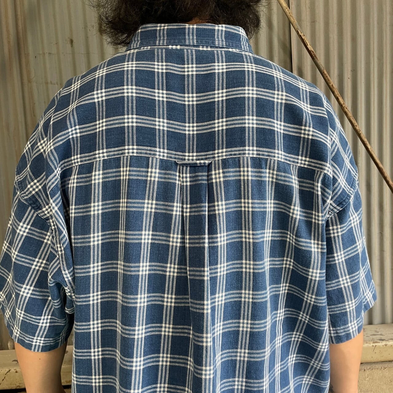 90年代 チャップス ラルフローレン チェック 半袖 ボタンダウンシャツ