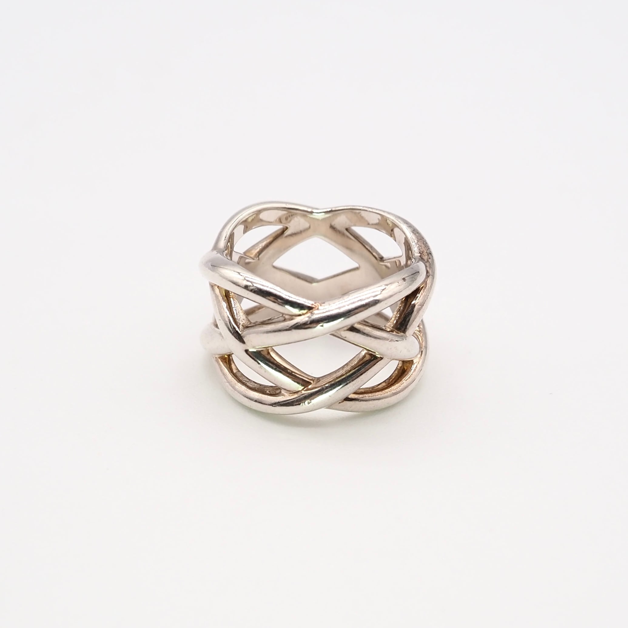 Tiffany&Co. 約8号 ケルティック リング シルバー925 ティファニー