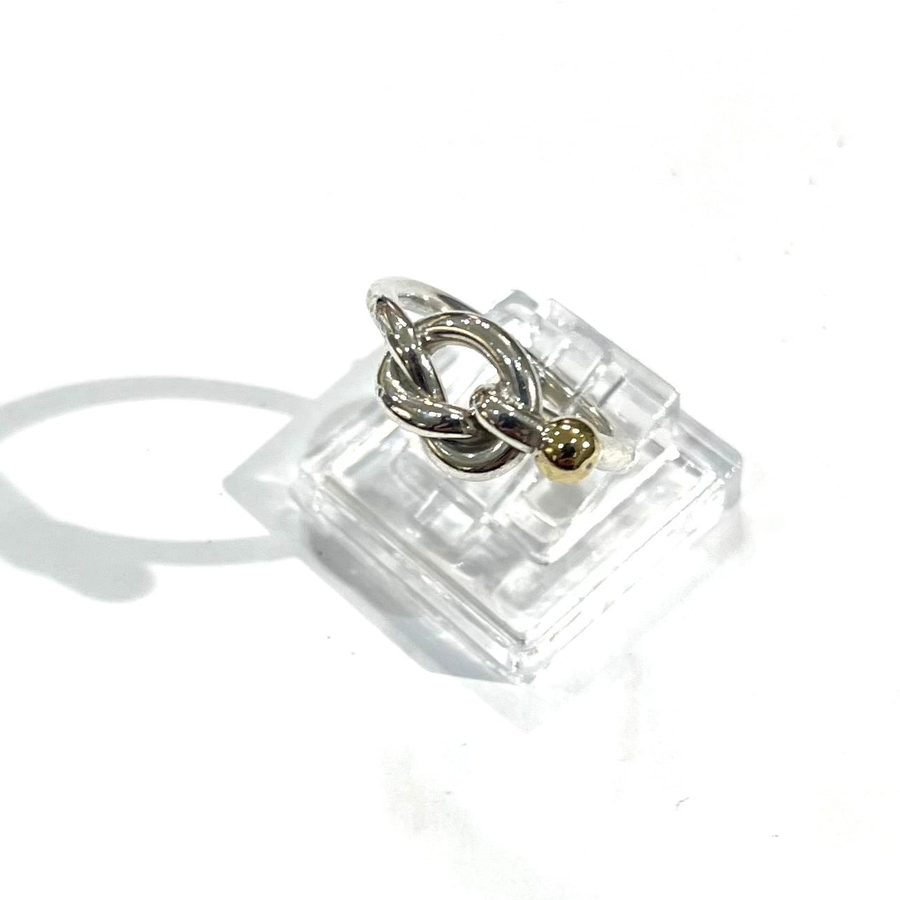 TIFFANY&CO】【11-12号】2708 コンビ 結コンビツイストノットリング