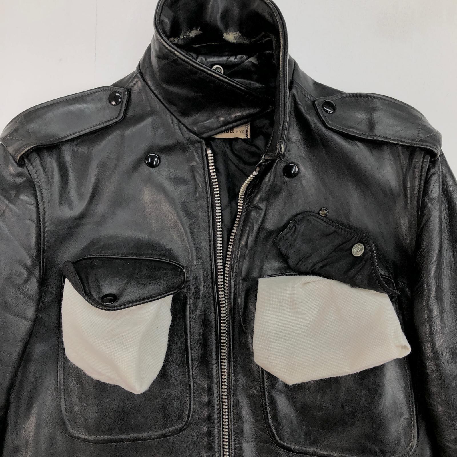 SCHOTT Schott N.Y.C ショット 70年代 USA製 牛タグ レザージャケット
