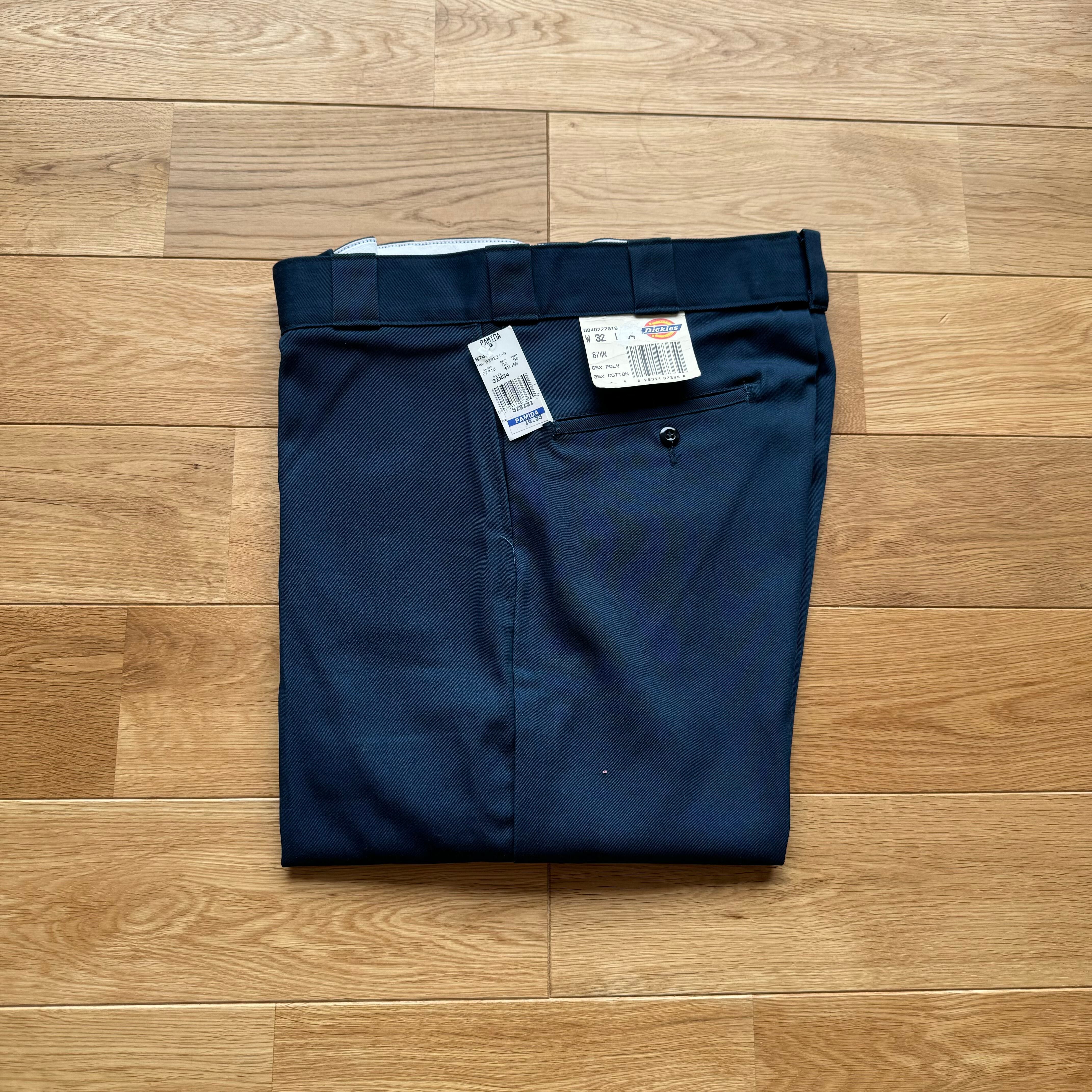 1980's Deadstock "Dickies 874N" Work Pants USA Made/32