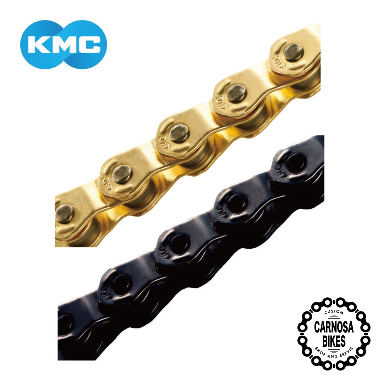 【KMC】HL1-WIDE チェーン 1s シングルスピード用