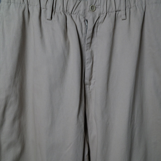 [yohji yamamoto pour homme]  cotton wide slacks