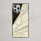 受注生産 iPhoneケース 放射線と星座のクラシック星図｜天体図 STAR054C