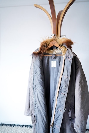 【1950s】"RAF, Pilot Crew" Grey Ventile Extreme Cold Weather Parka  /  446