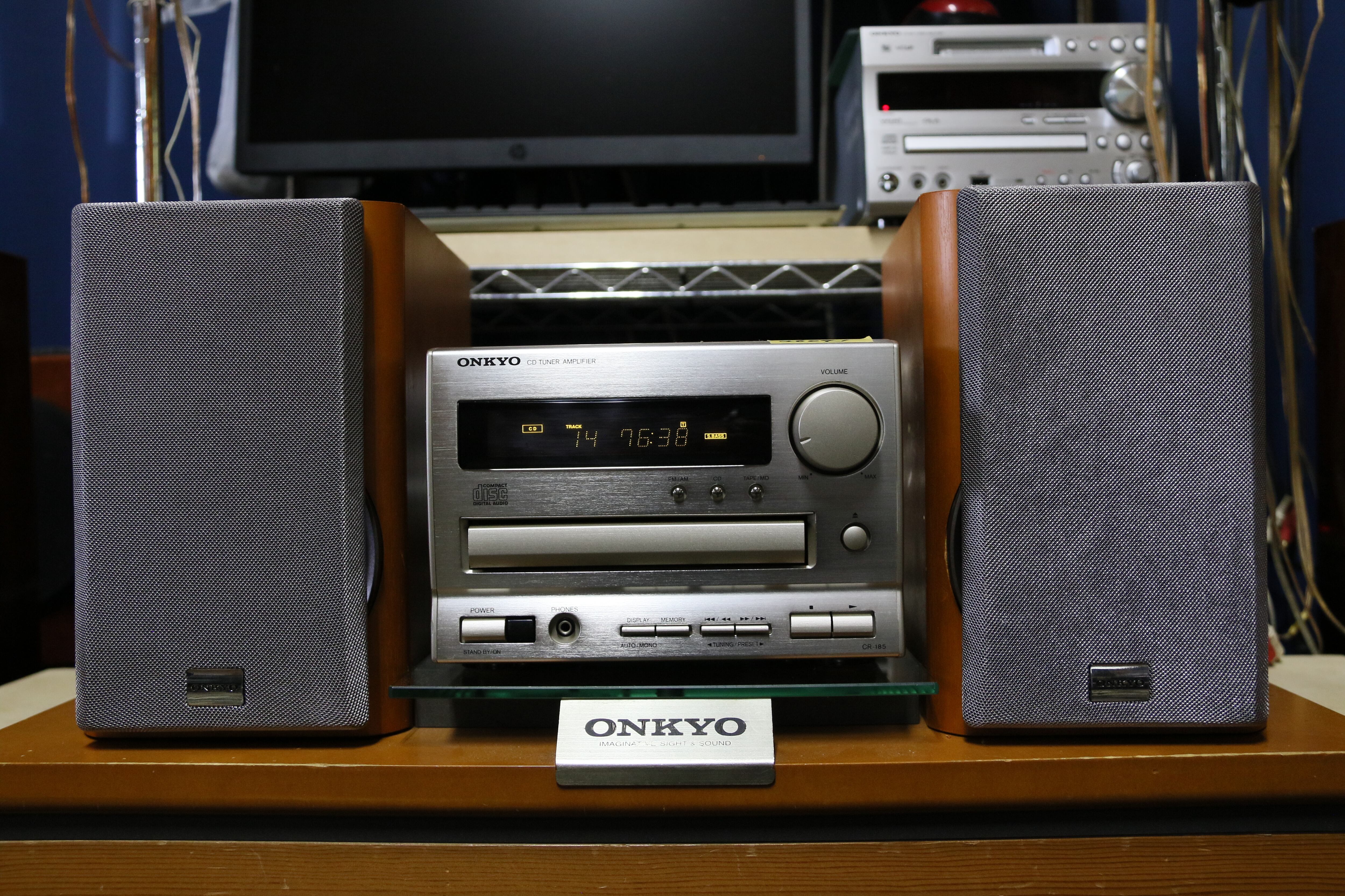 専用ボックス【当店人気機種！小さな巨人！】ONKYO INTEC185 CR-185＆K