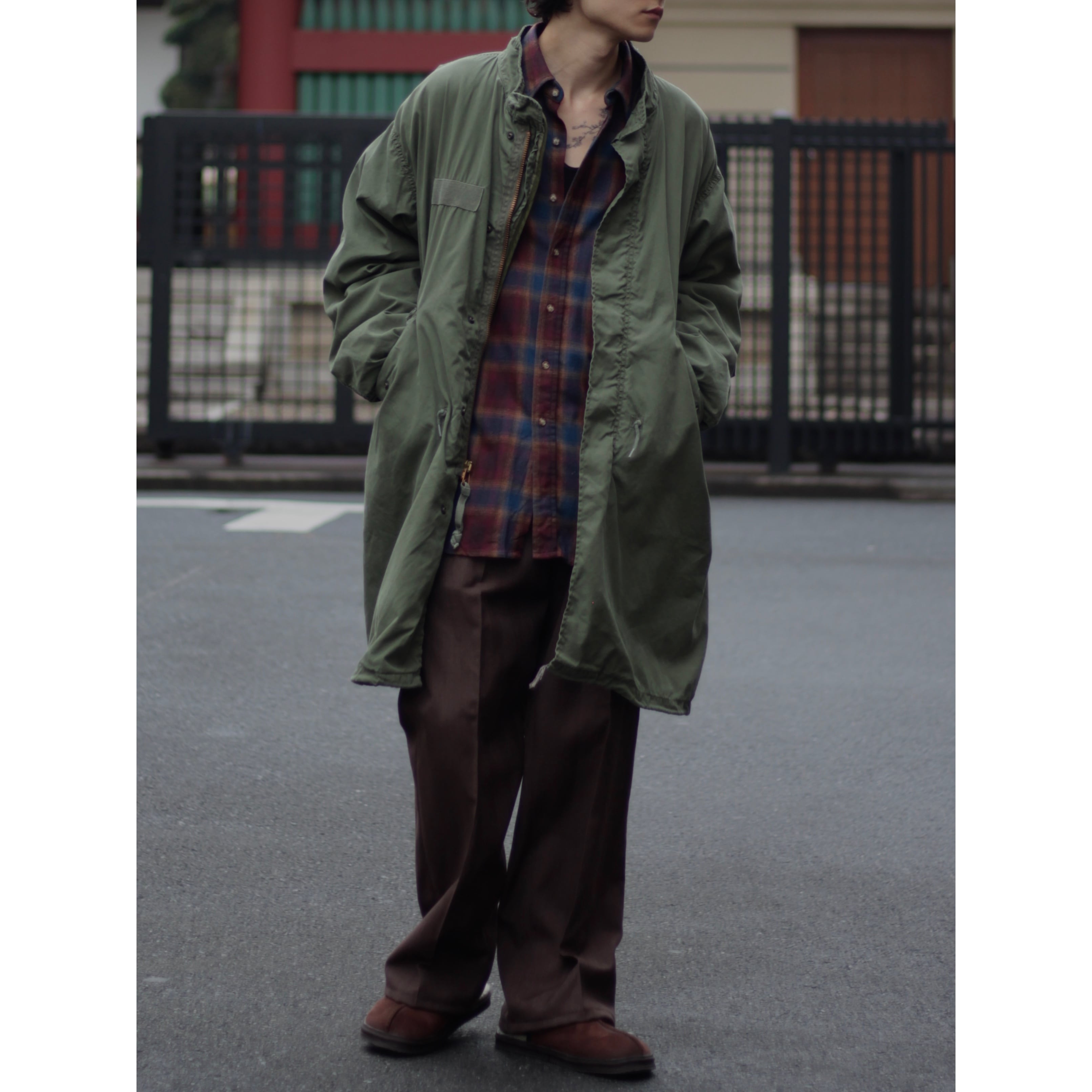 80s USA製 U.S.ARMY ユーティリティー ミリタリーパンツ LEFLAH / レフラー | 刺繍 MA-1 ジャケット - Khaki | Pay ID